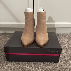 Vince Camuto Tan Women's Ankle Boots